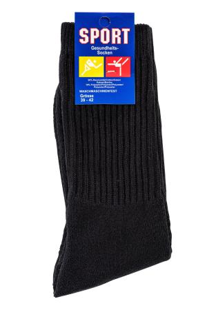 Tennis-Sportsocken 3 Paar schwarz